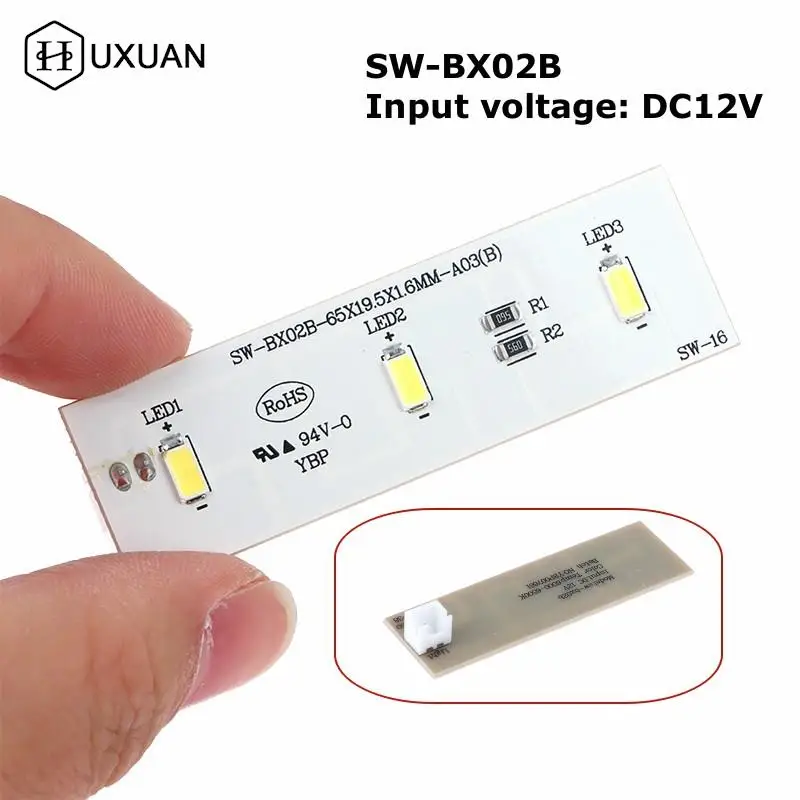 Universal SW-BX02B Refrigeration Light LED Light Board Light Strip For TCL Electrolux Homa Frestech Refrigerator YBP007661