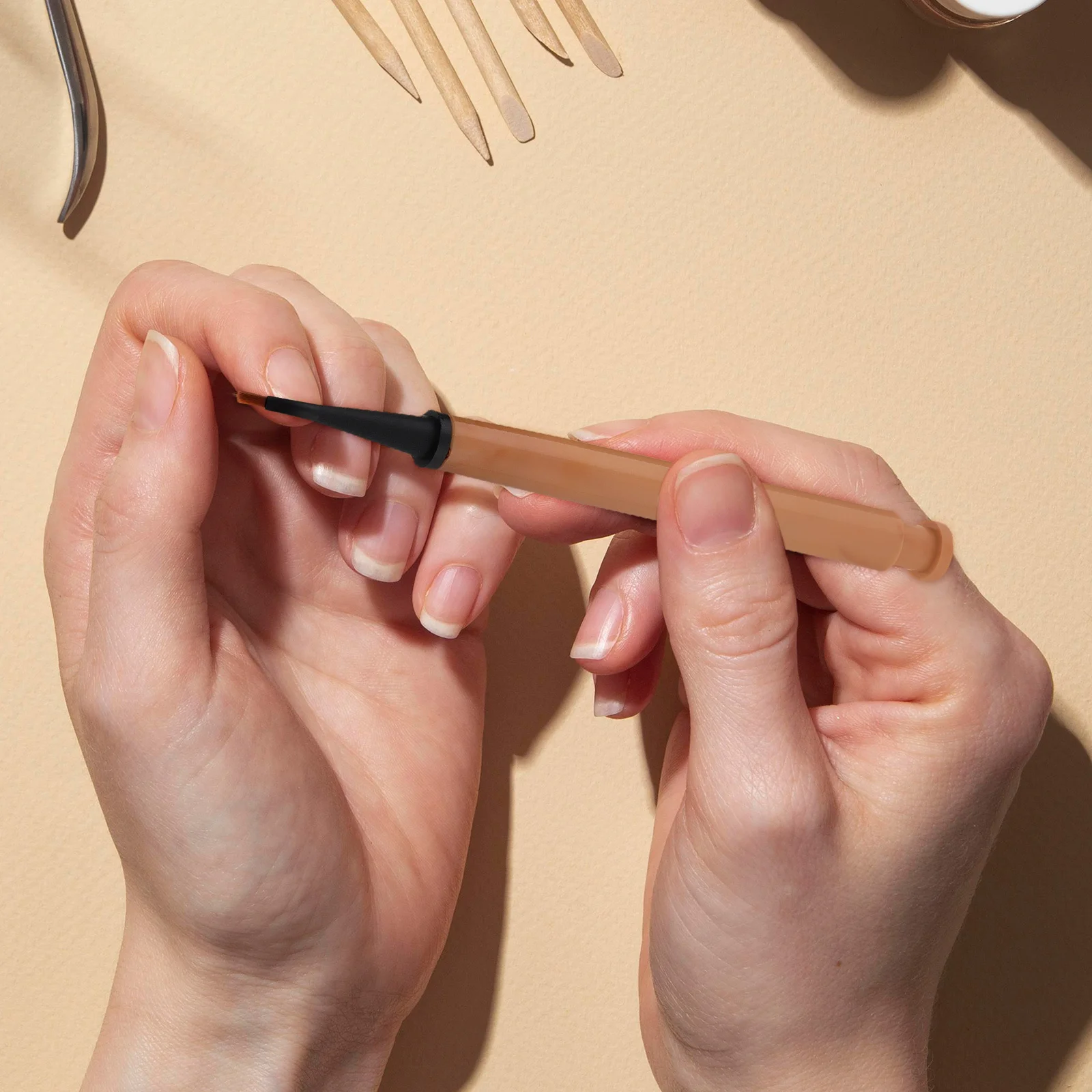 

Nail Replacement Brush Set Multi Functional Nail Art Tools with Interchangeable Heads for Salon and Home Use Professional