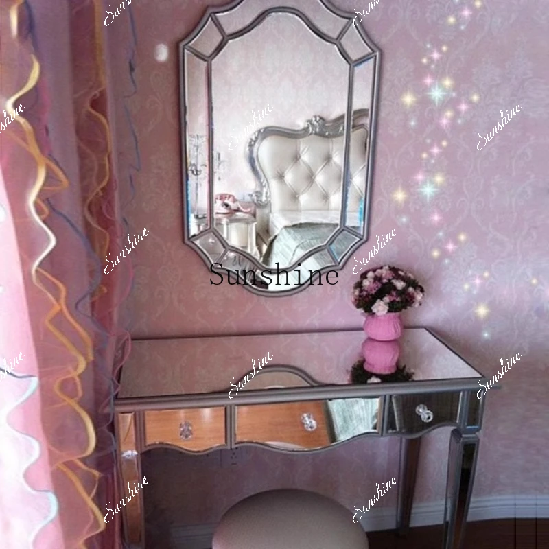 Mirror glass dressing cabinet simple European neoclassical postmodern furniture F0795  FT