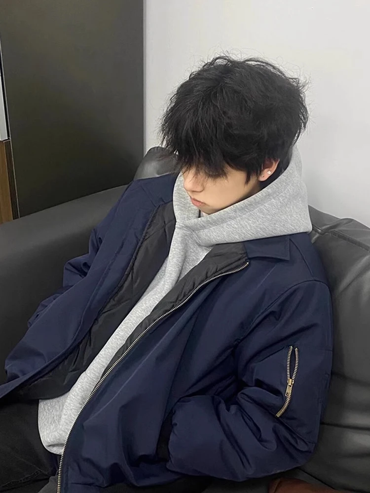 

Мужская куртка-бомбер Cleanfit: хлопковая, для осени и зимы, в американском уличном стиле, для активного отдыха и повседневной носки