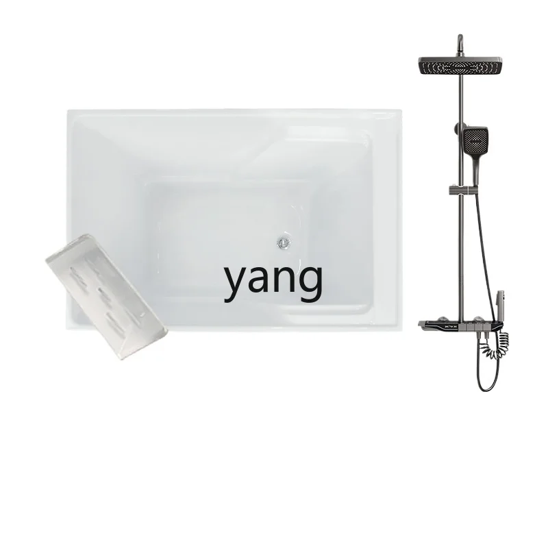 CX  seated small bathtub household small apartment mini bath bucket acrylic adult bath tray