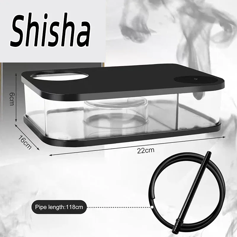 

Кальянный набор Q9Book Style с чашей для табака, шлангом, углем, держателем для сигарет, наргиле, полный комплект аксессуаров для курения трав