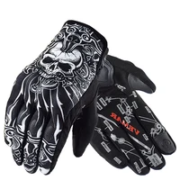 Guantes de motociclismo Retro de verano, guantes de Motocross con pantalla táctil, guantes de moto anticaída, antideslizantes y resistentes al desgaste