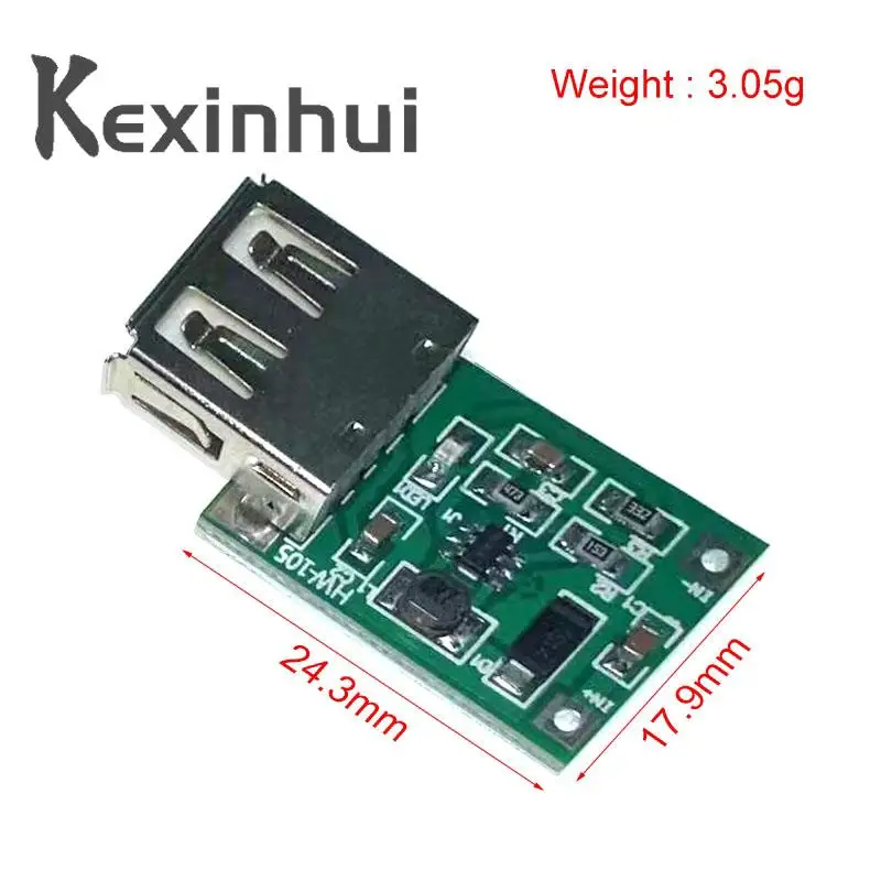 DC-DC 0.9V-5V to 5V 600MA Power Bank Charger Step Up Boost Converter Supply Voltage Module USB Output Charging Circuit Board