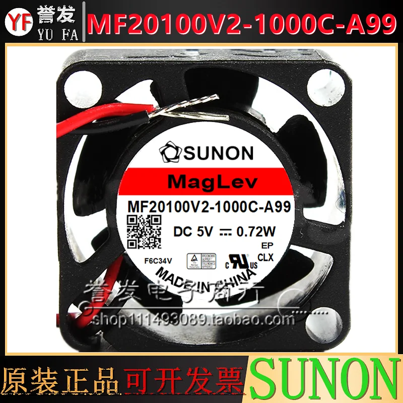 NEW ORIGINAL MF20100V2-1000C-A99 0.72W 5V 2010 20x20x10mm COOLING FAN RADIATOR