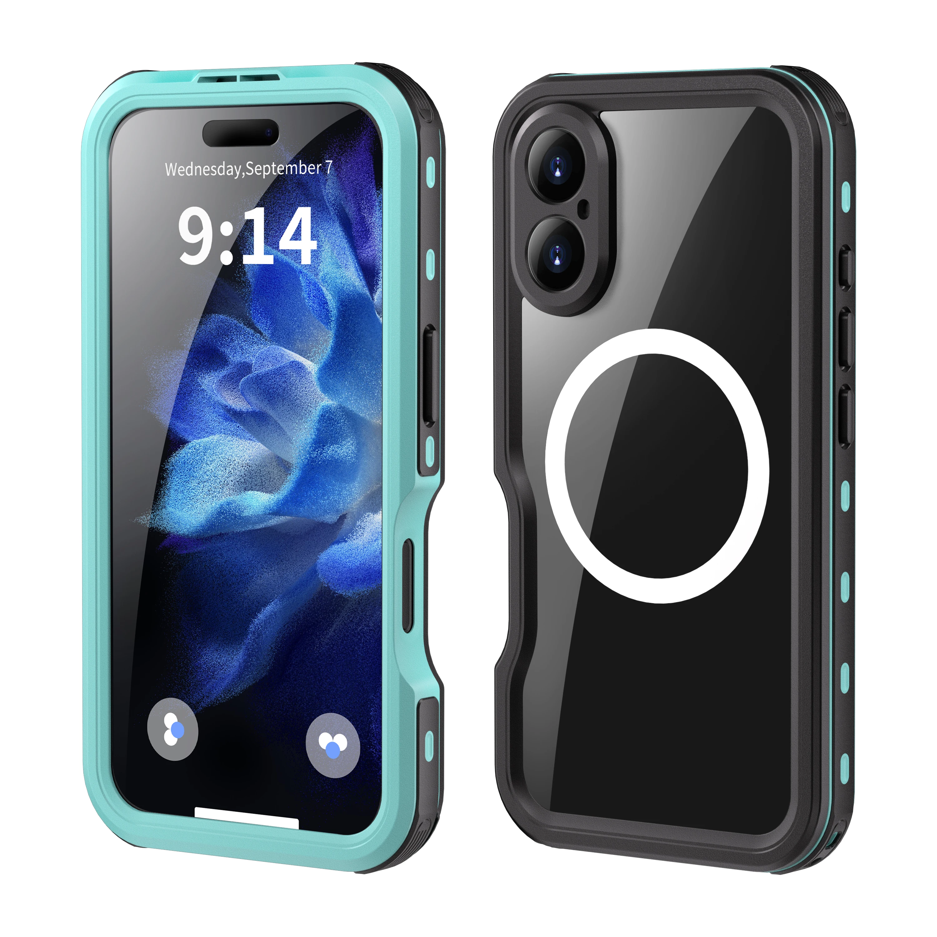 

Apple 16 Phone Armor Case IP68 Waterproof Military Grade Anti-Slip Full Seal Protection Durable Cover for iPhone 16 plus