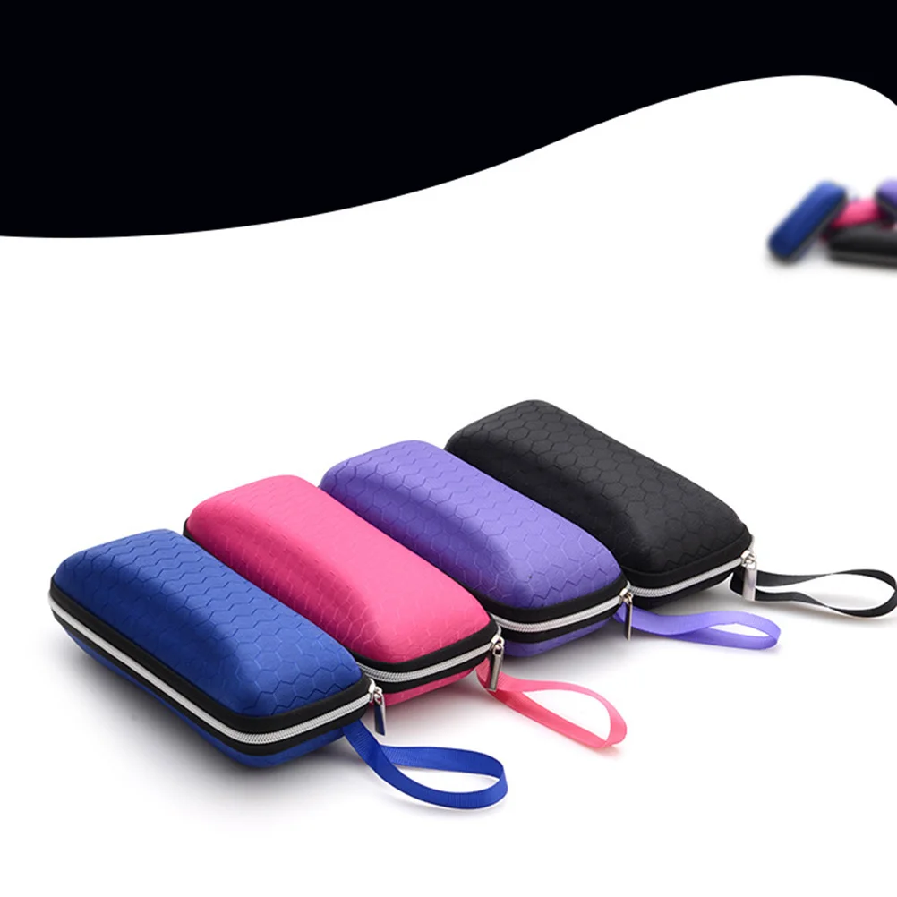 

1pc Eyeglasses Case Eva Glasses Box Zipper Eyewear Protector Sunglasses Box For Sunglasses Eyewear Protector Storage