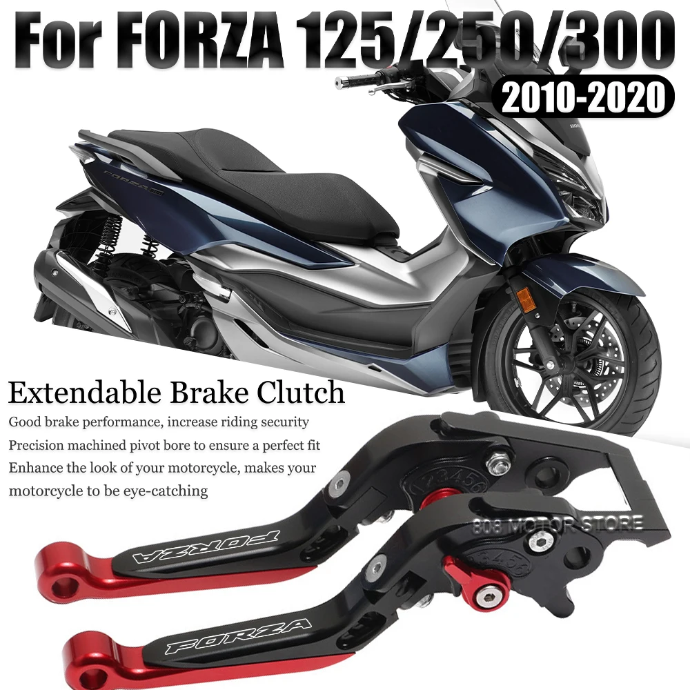 

For Honda forza 125 250 300 2010-2020 Motorcycle Accessories CNC Clutch Lever Brake Lever Set Adjustable Folding Handle Levers