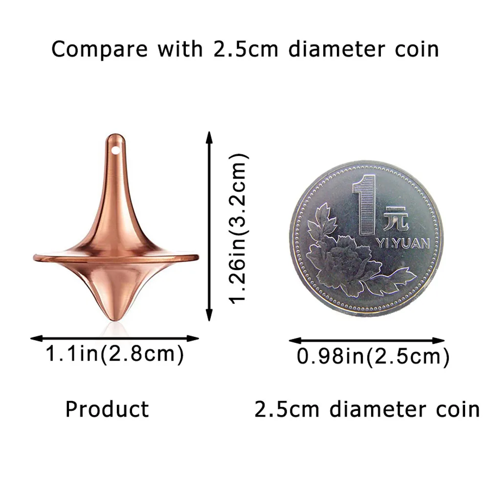 Мини-волшебный металлический гироскоп, подарок, новинка 2023 года, креативная игрушка, волчок, обнимание для изысканной коллекции, декор на день рождения