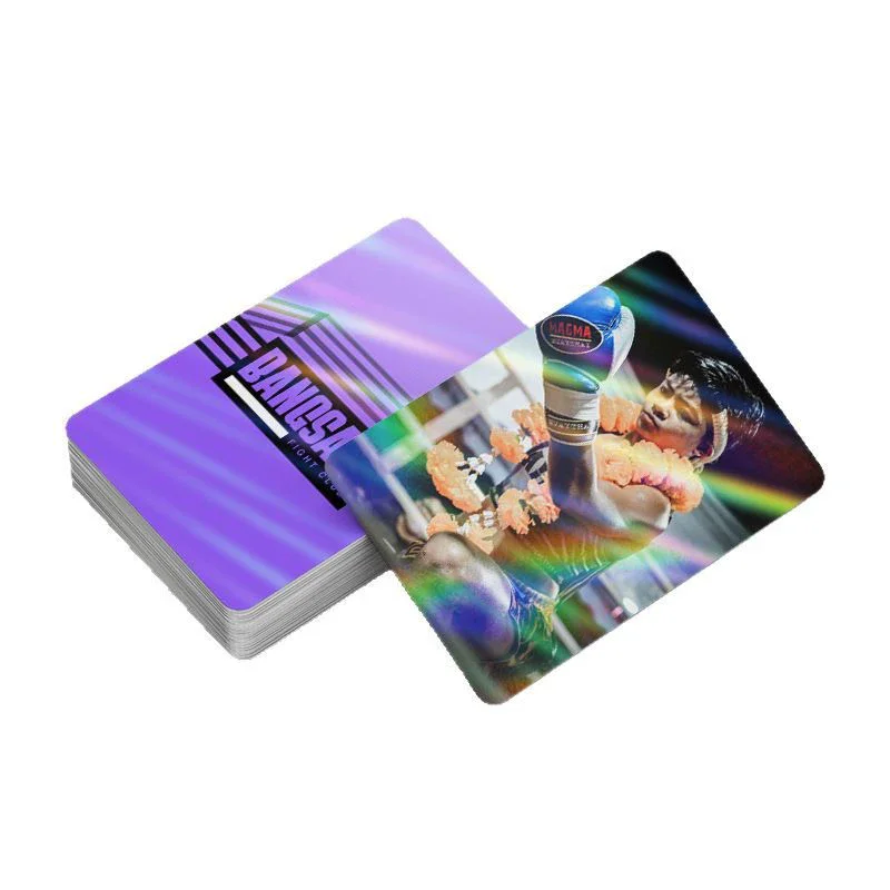 مجموعة بطاقات Lomo Laser Lomo مكونة من 124 قطعة من تايلاند Bangsaen Fight Club - بطاقات صور ثلاثية الأبعاد صغيرة مع ملصقات