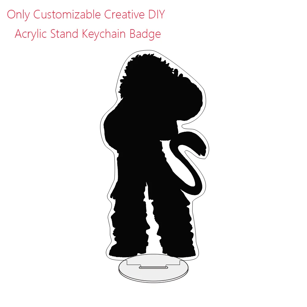 Only Customizable Creative DIY Acrylic Stand Keychain Badge Festival Souvenir Cartoon Double-Sided Desk Decor Bag Charm Fans Gi