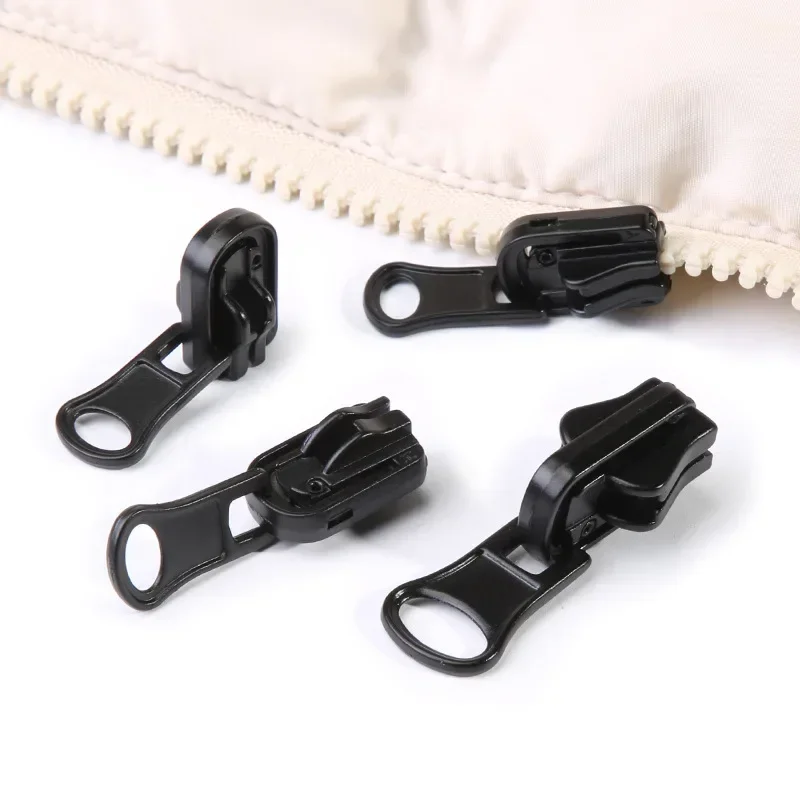 2Pcs Durable Resin Zipper Slider Auto Lock Replacement for Clothing Zipper Repair and Replacement Sewing accessories wholesale