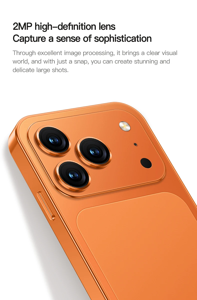2026 New ONEMYTH Orange A18 Pro&A19 Pro, 3.99″/4.5″, 2000mAh Battery, 4G Network Dual SIM Cards, mini Smartphone