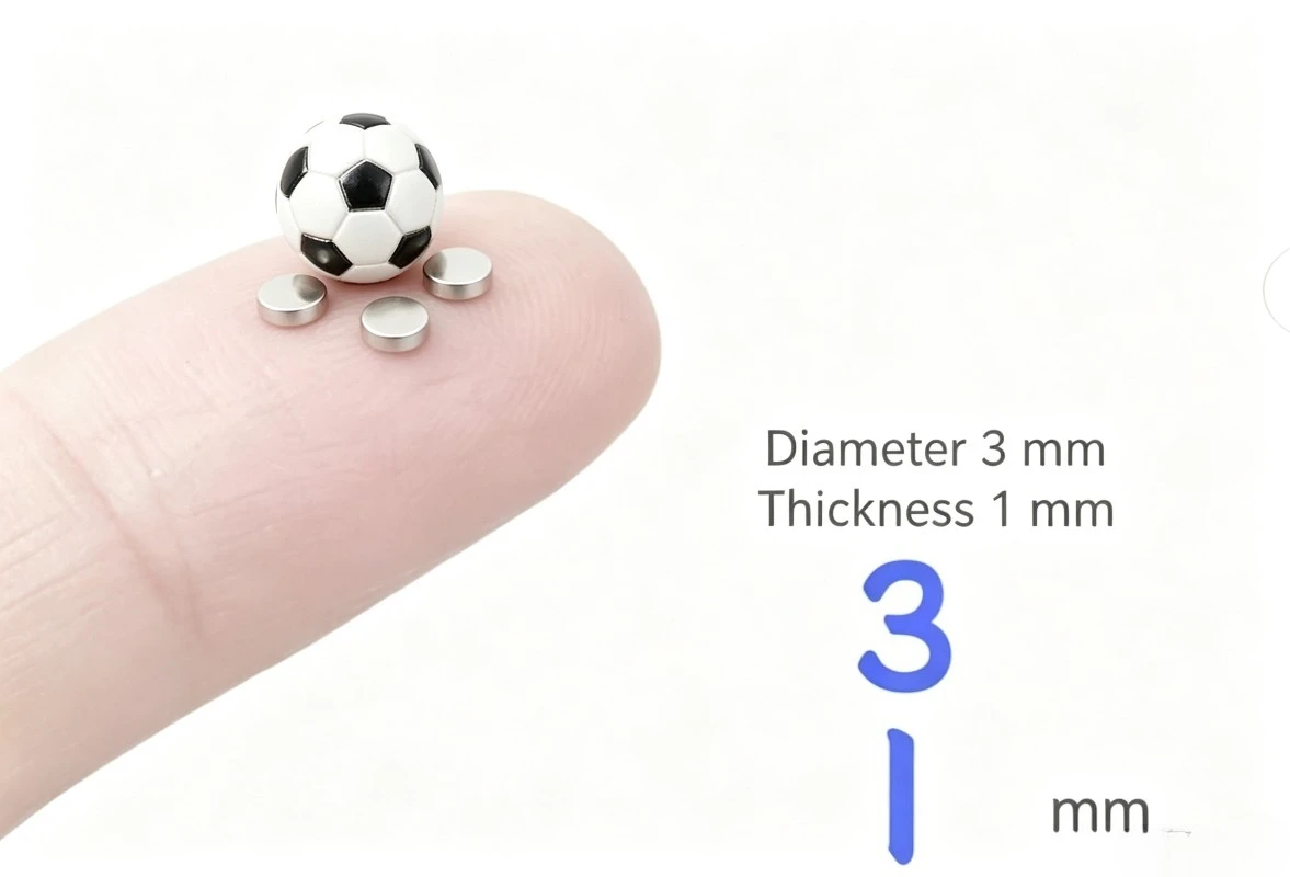 3X1mm Neodymium Magnet Mini Small Round Permanent NdFeB Super Powerful Magnets Dia 3*1 mm