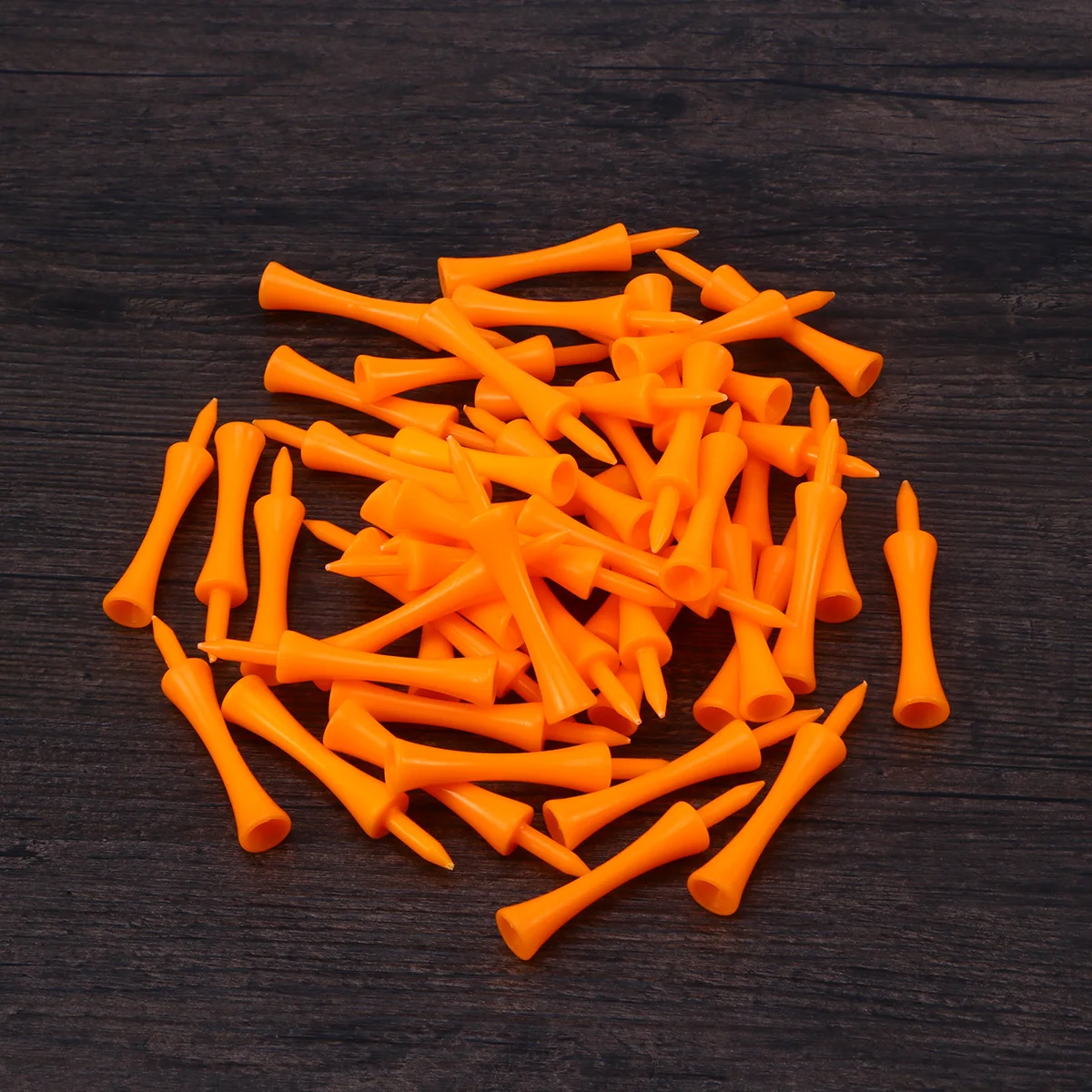 

50Pcs 70Mm Golf Tees Castle Plastic Tee Strong Lightweight High Visibility Driveway Marker Great Gift for Golf