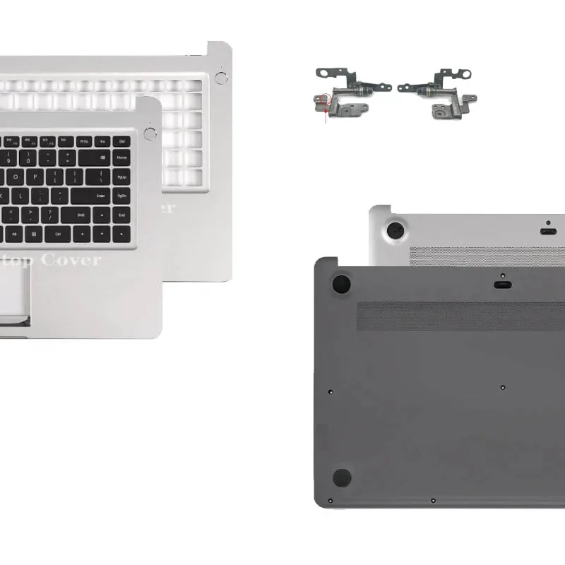 

plastic NEW For MateBook D MRC-W50 MRC-W60 MRC-W10 PL-W19 Laptop Palmrest Bottom Case Hinges 15.6"