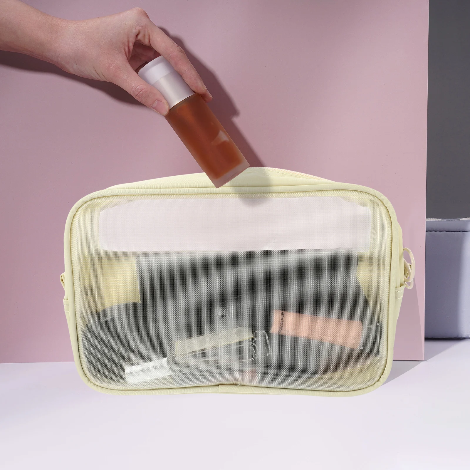 

3Pcs Makeup Bag Travel Pouch for Women Waterproof Toiletry Bag Organizer Portable Case for Makeup and Toiletries