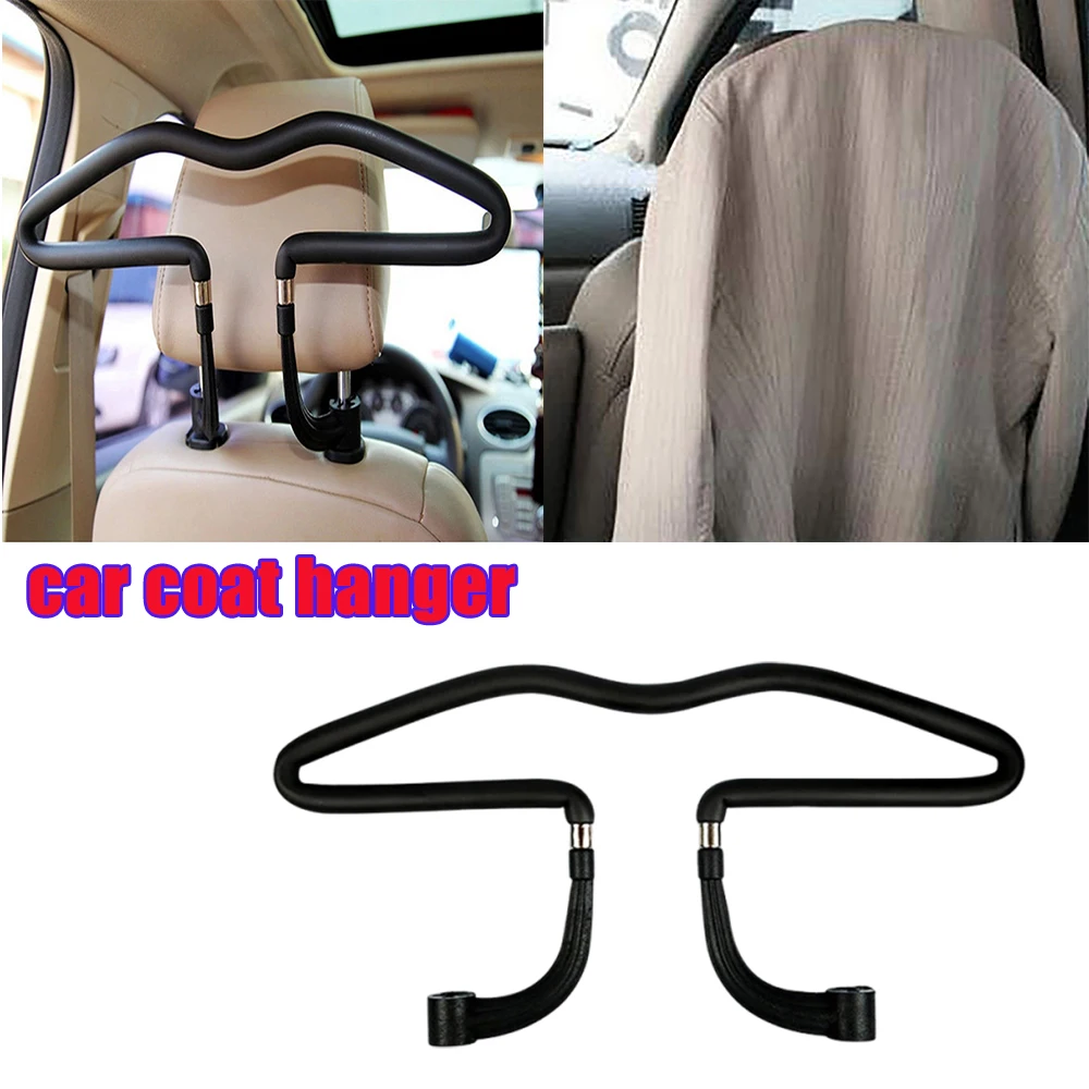 Portable Car Back Seat Clothes Hanger Rack Seat Back Hanger for Clothes Drying Travel Auto Interior Accessories Multifunction