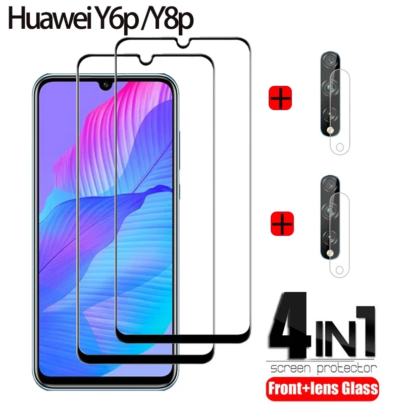 

For Huawei Y6p Y8P Tempered Glass y 6p Screen Protector for Huawei-Y6P Y8P Camera LenS Film huaweiy6 p y8p хуавей y6p у8 р