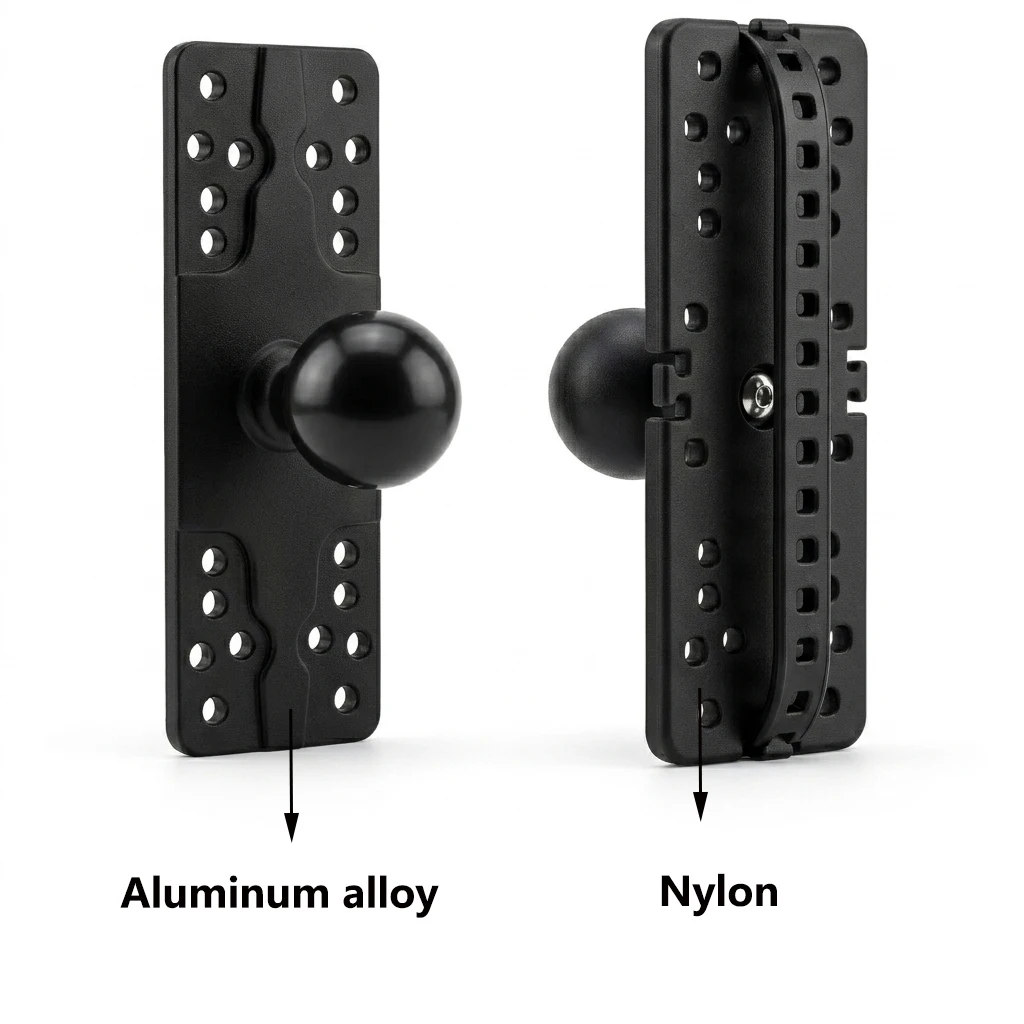 1.5 Inch Swivel Ball Mount Marine Kayak Fish Finder Bracket Base GPS Plate Holder Boat Supporter Sonar for Garmin Lowrance