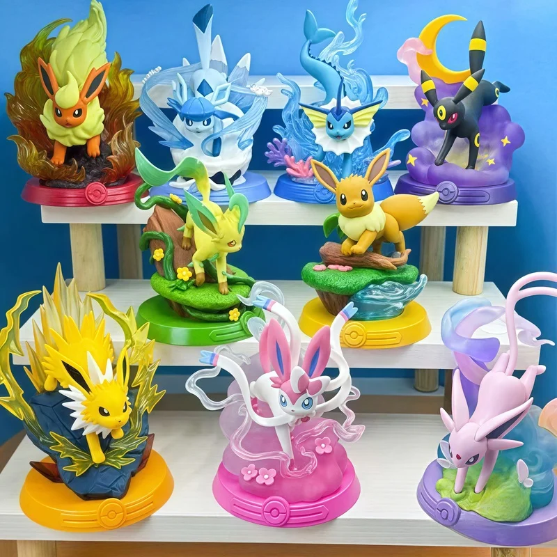 

Authentic and popular Pok é mon adventure bar, Eevee blind box dolls, anime merchandise, trendy toy models, holiday gifts