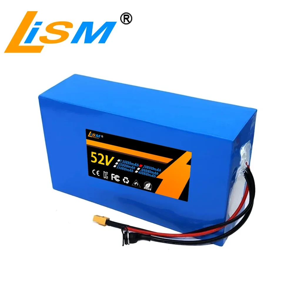 52v 20Ah customizable 18650 lithium battery pack 14S6P Large capacity 1500W motor For Electric bike Scooter motorcycle tricycle