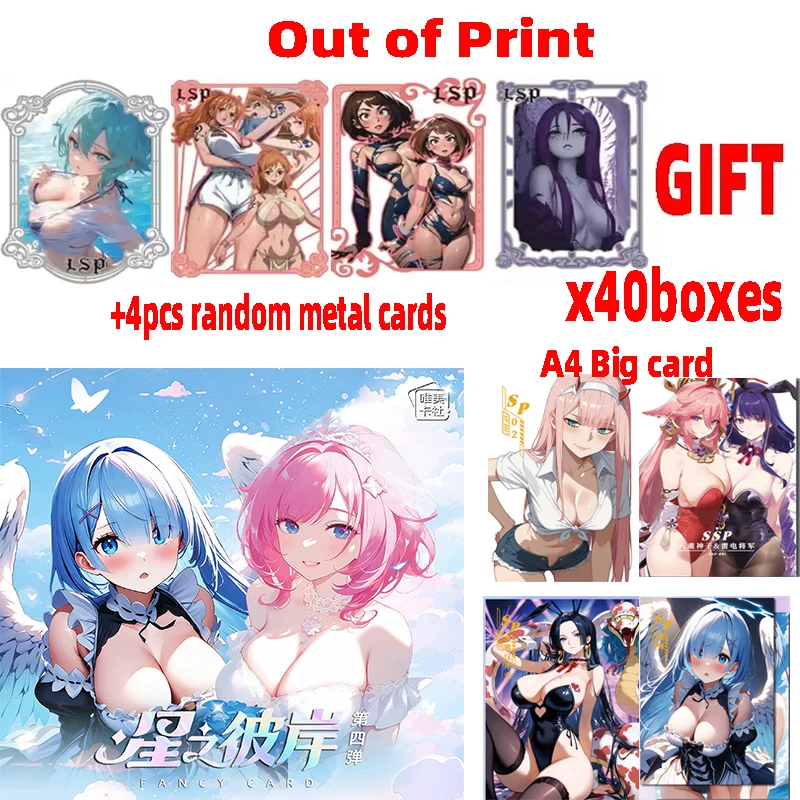 2024 Wholesale 40boxes Goddess Story Beautiful Card Club-The Other Side of the Stars 4 cardBooster Box Tcg Feast TCG Booster Box