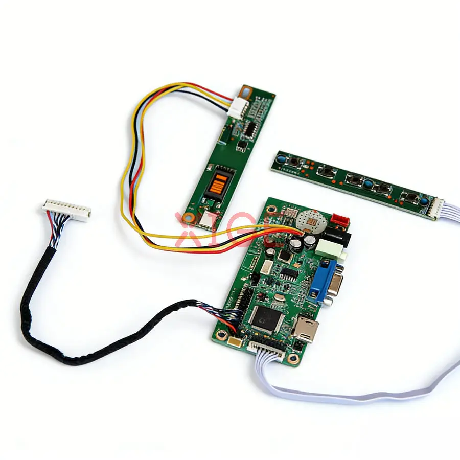 

Для LP154W01 LP154WX5 LP154WX2 LP154WX4 Комплект платы контроллера привода ЖК-дисплея DIY 1-CCFL 1280*800 30-контактный LVDS VGA + HDMI 1280x800