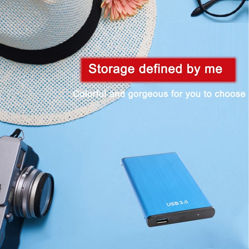 2.5 Inch Portable External HDD Hard Drive USB3.0 Mobile Hard Drive Suitable For PC Desktop Notebook Computers