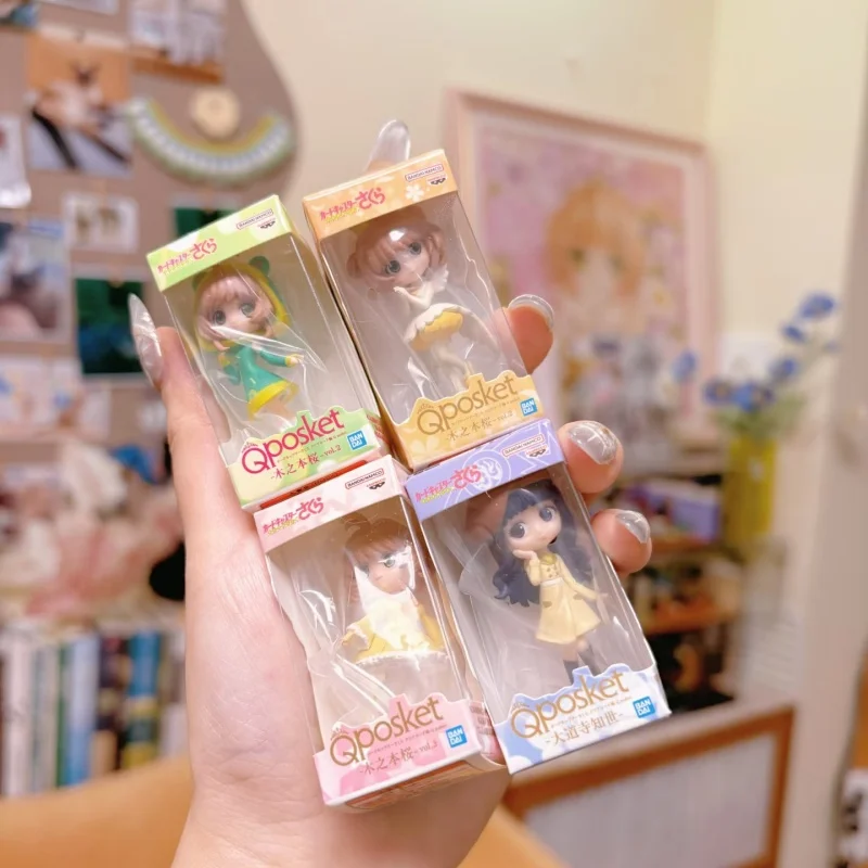 Bandai Gashapon Card Captor Sakura QPosket 02 Anime Speelgoed Voor Action Figure Geschenken Collectible Model Modellering Ornamenten