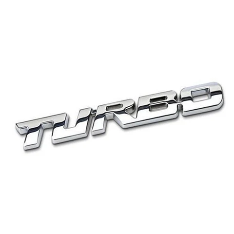 Наклейки Для Авто TURBO 3D Из Цинкового Сплава, Декоративные Эмблемы Для Кузова, Украшение Для Боковых Част Автомобиля