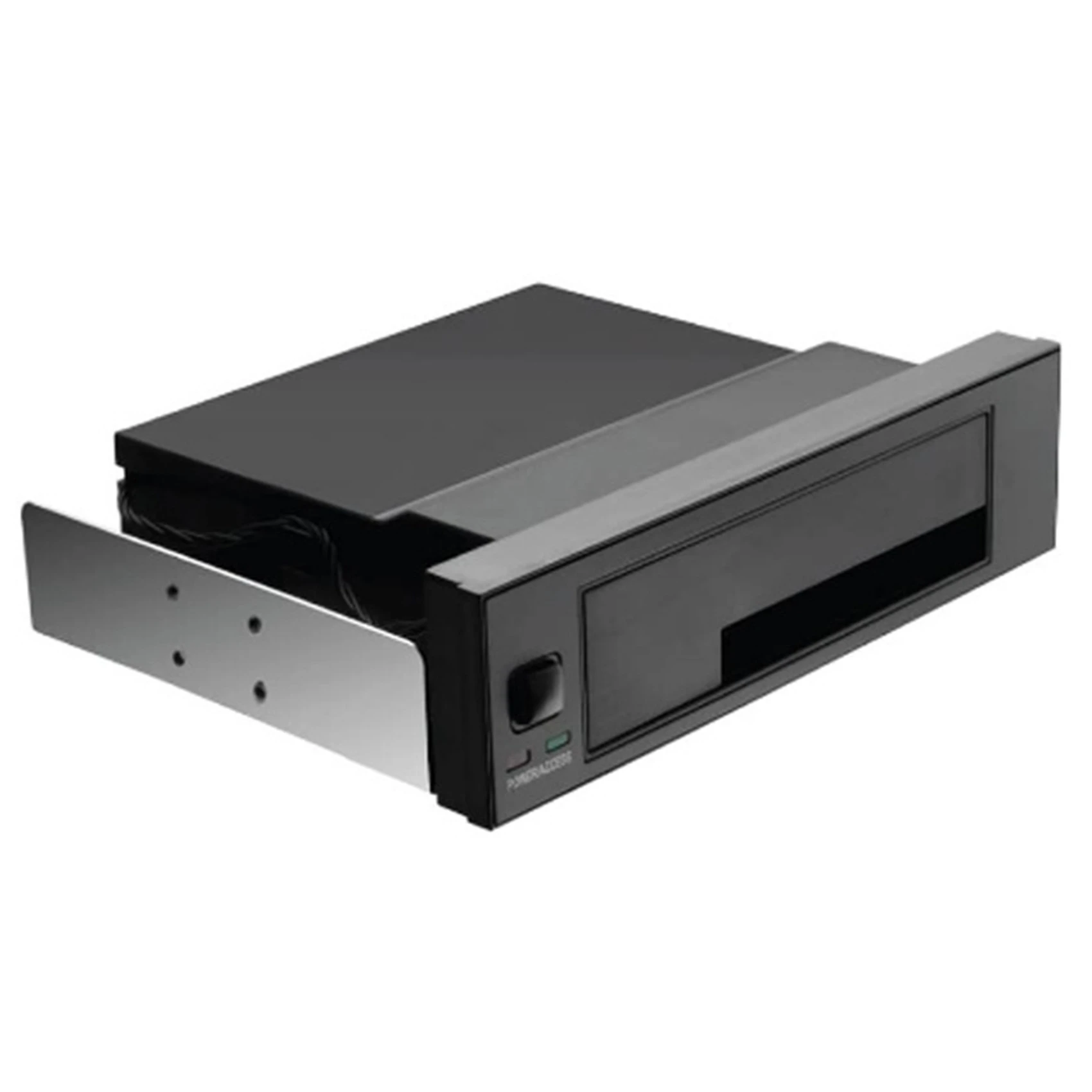 Caja de plano posterior de disco duro SATA III con bandeja interna de 5,25 pulgadas, estante móvil de intercambio en caliente para HDD de 2,5/3,5 pulgadas