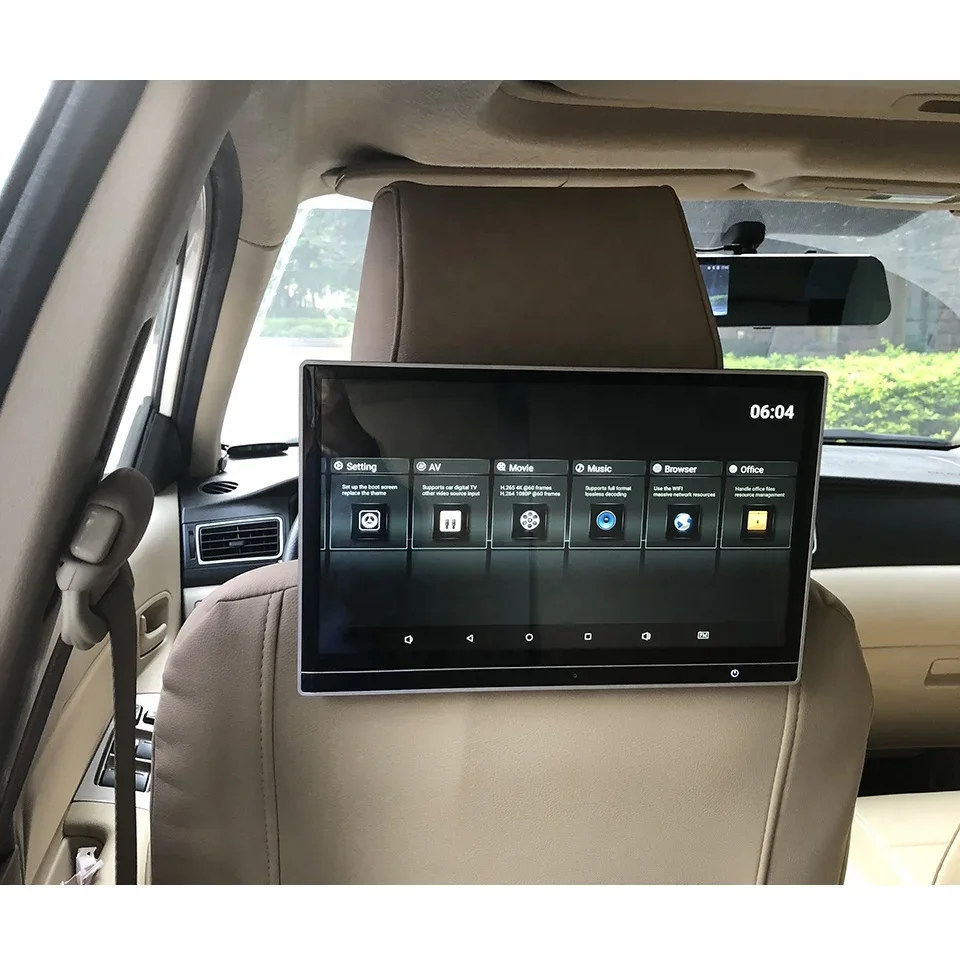 2024 New 12.5 Inch 4K Tablet Headrest Car Monitor TV Displayer For M2 M3 M4 M5 M6 M8 X5 X6 X3 X7 X8 Rear Seats Video Screen