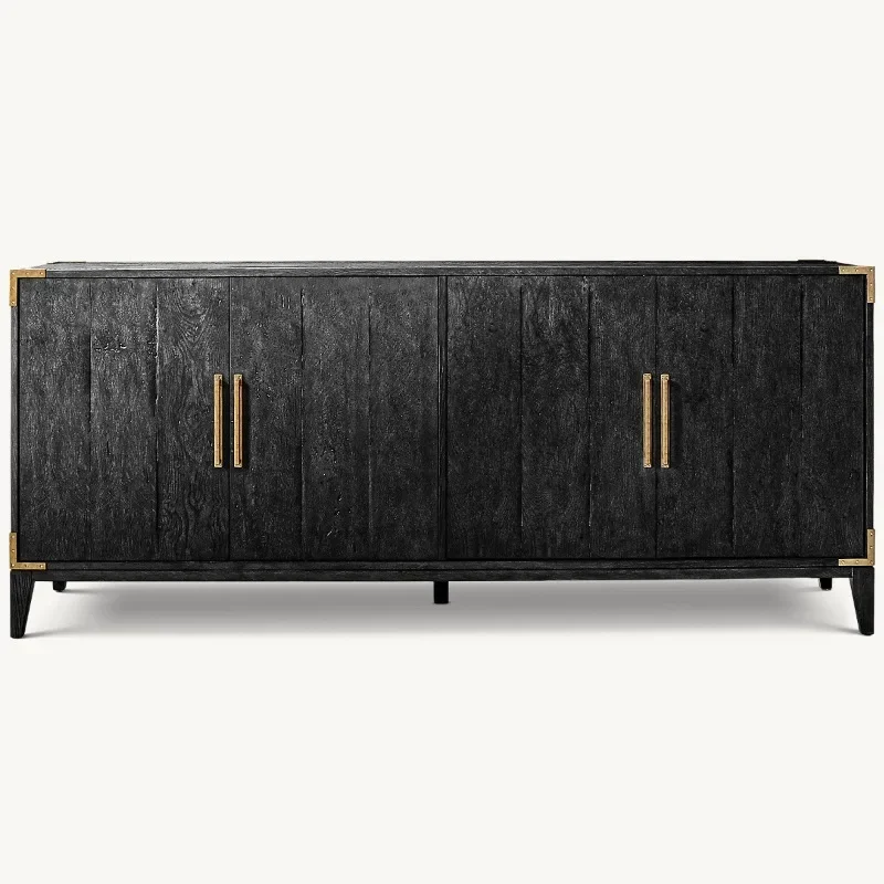 Marble sideboard designer villa model room furniture
