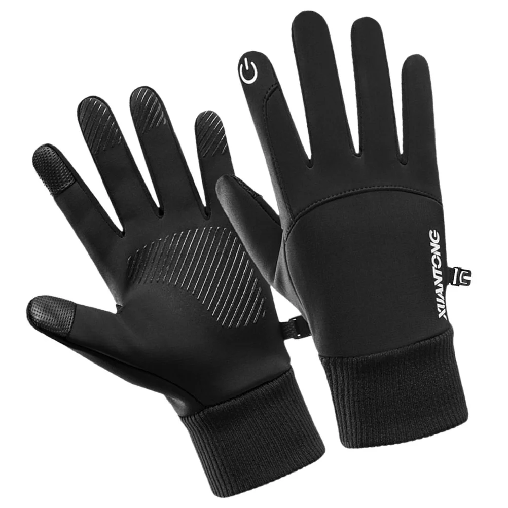 Gants d'équitation chauds imperméables pour hommes et femmes, mitaines d'équitation, couvre-mains coupe-vent, tissu résistant à l'usure, gril de sport, course à pied