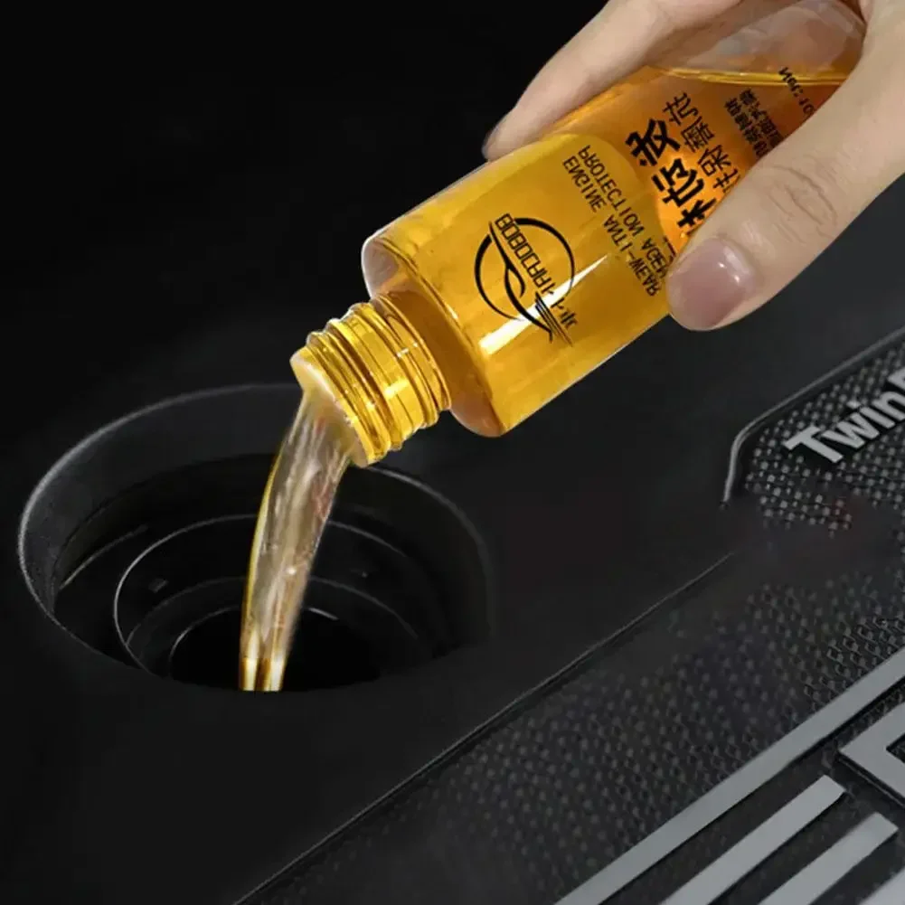 100ml Car Engine Cylinder Repair Agent Additive Oil Auto Engine Protection Noise Reduction Anti-Wear Repair Oil Reduce Friction
