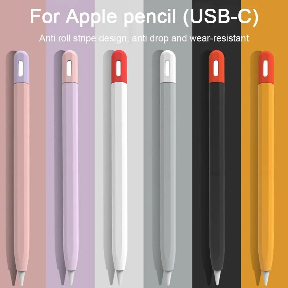 USB-C Pen Sleeve for Apple Pencil 3rd Generation Tablet Touch Stylus Protective Case Shockproof Silicone Grip Cover