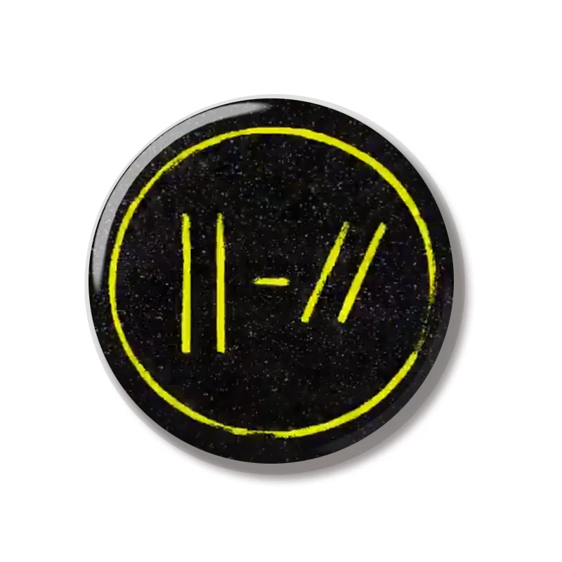 44mm 21 Band Pilots Pin Soft Button Pin Jewelry Creative Badge Cartoon Brooch Lapel Pin Canvas Bag Backpack Decoration