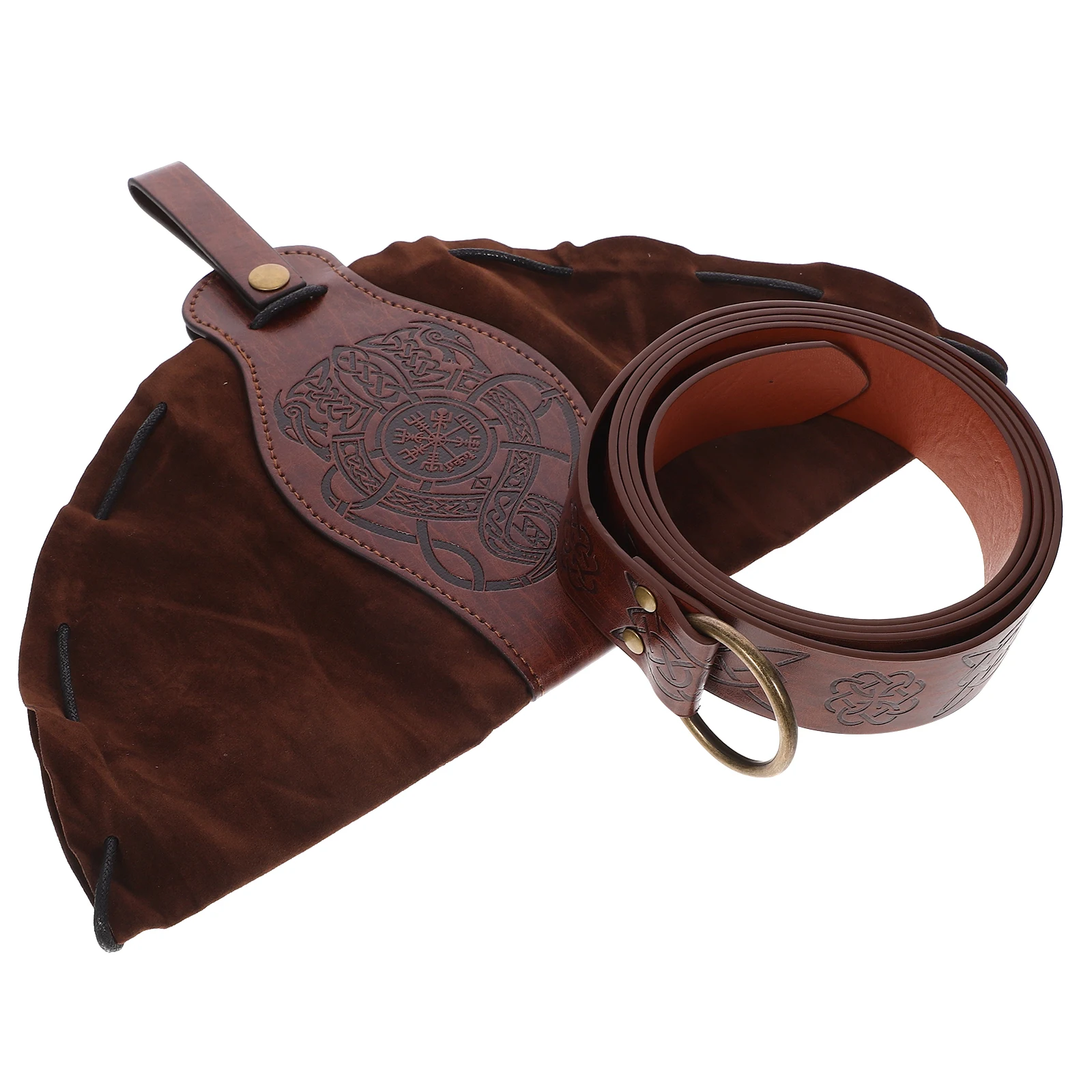 هدية مثالية حزام بني الحقيبة مجموعة حزام القرون الوسطى النساء فايكنغ اكسسوارات عصر النهضة حقيبة تأثيري الدعائم العنصر #3