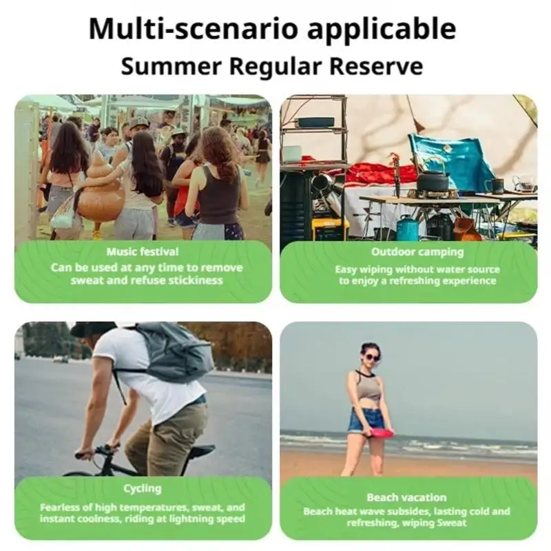 Kühlendes Sporttuch mit Sofortkühlung und Langzeitkühlung für Fitnessstudio, Wandern, Outdoor-Aktivitäten im Sommer – Detail 1