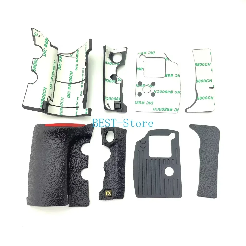 New High-quality 4-piece of Body Set Leather for Nikon D810 D810A Front Hand Grip Side Bottom Rubber Cover Repair Accessories