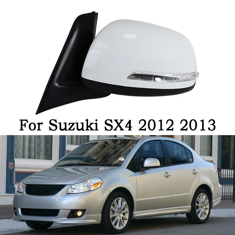 Auto Side Rear View Mirror Assembly For Suzuki SX4 2012 2013 Car Accessories Exterior Electric Rearview Mirror