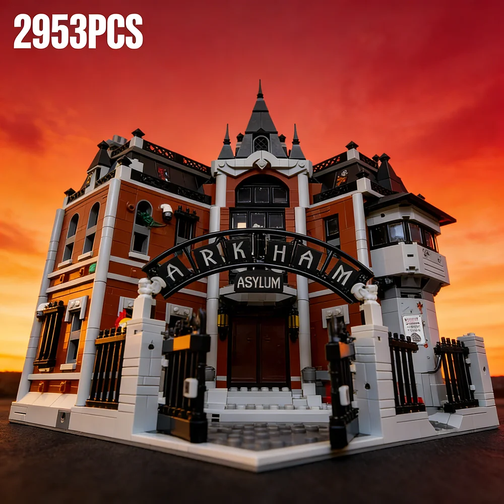 

IN STOCK 2953PCS Asylum Building Blocks Model DIY Creative Ideas Architecture Bricks Collection Toy For Children Christmas Gifts