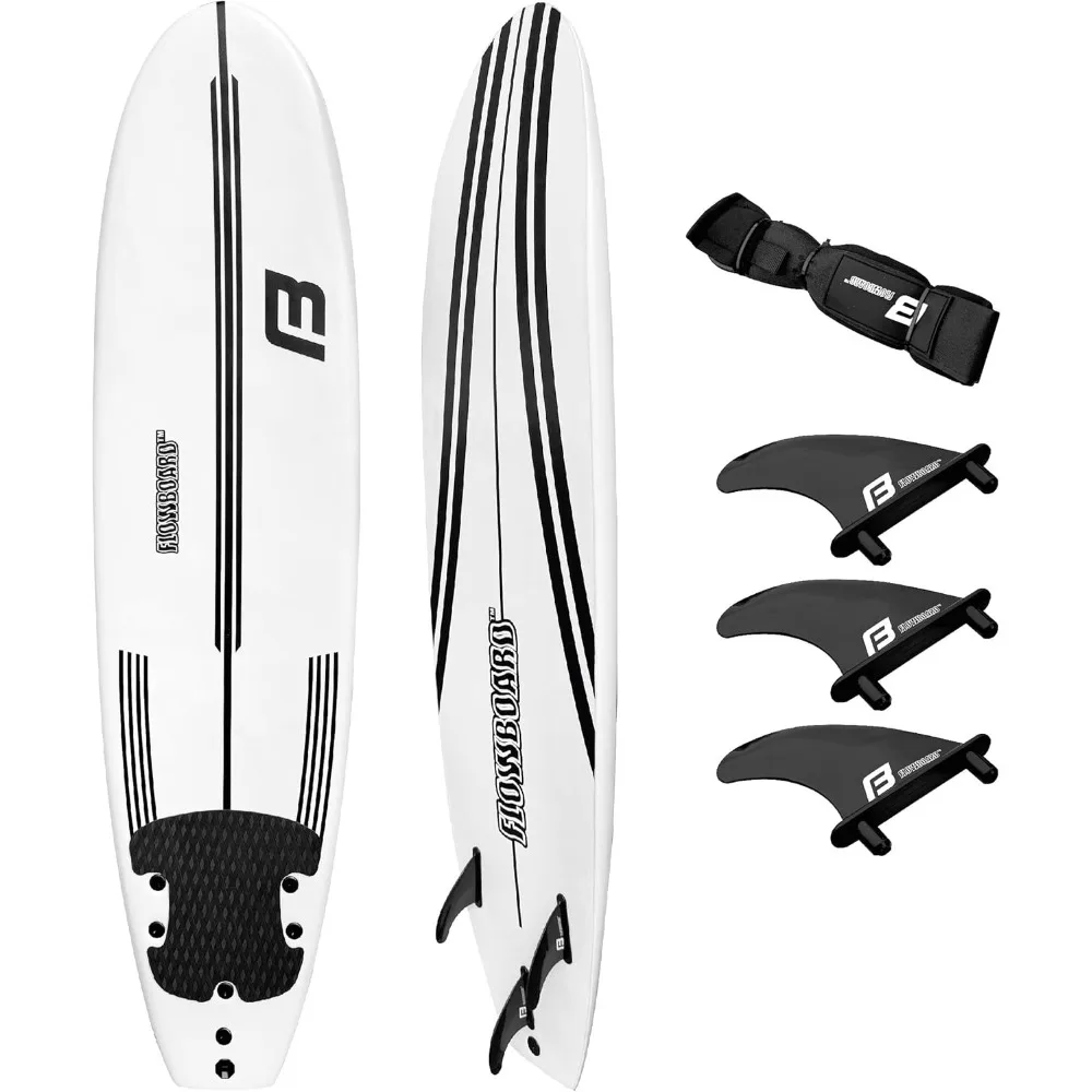 6' Foam Soft Surfboard with Fins 2