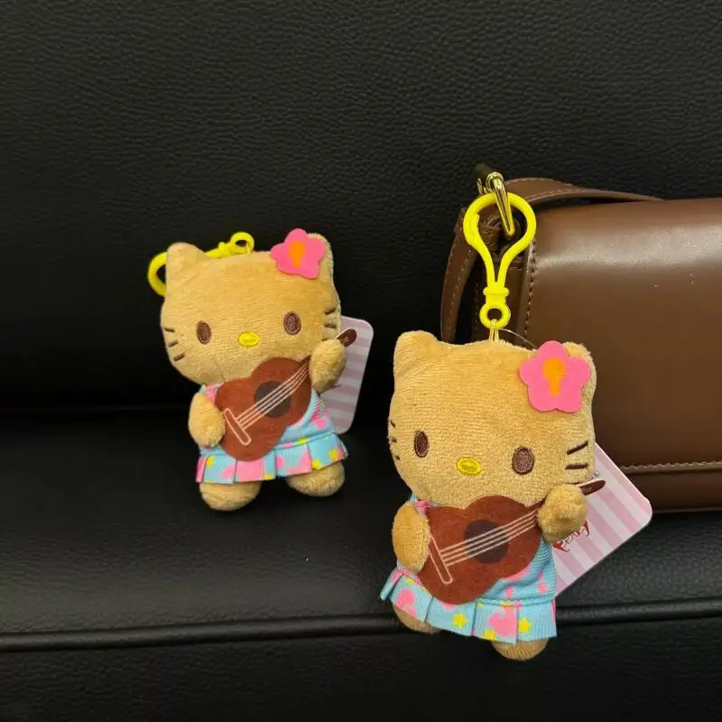 かわいいサンリオハローキティ海辺木琴ぬいぐるみ漫画バックパックペンダントキーホルダーアニメ人形女の子の誕生日ホリデーギフト
