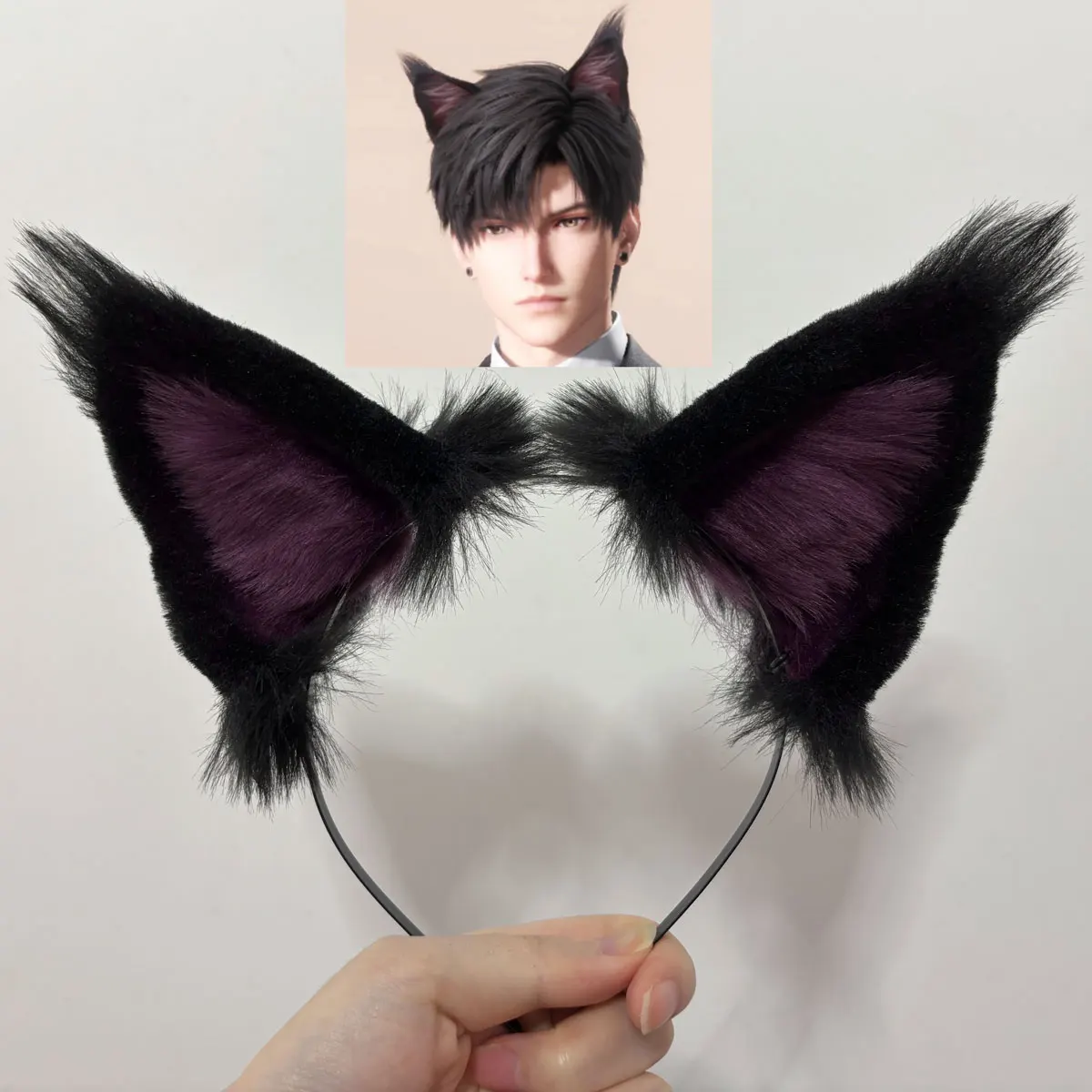 

Love and Deepspace Zayne Ear Animal Ears Accessories Cosplay Anime Prop Headwear Hairband Hairpin Accessories Xmas Gift