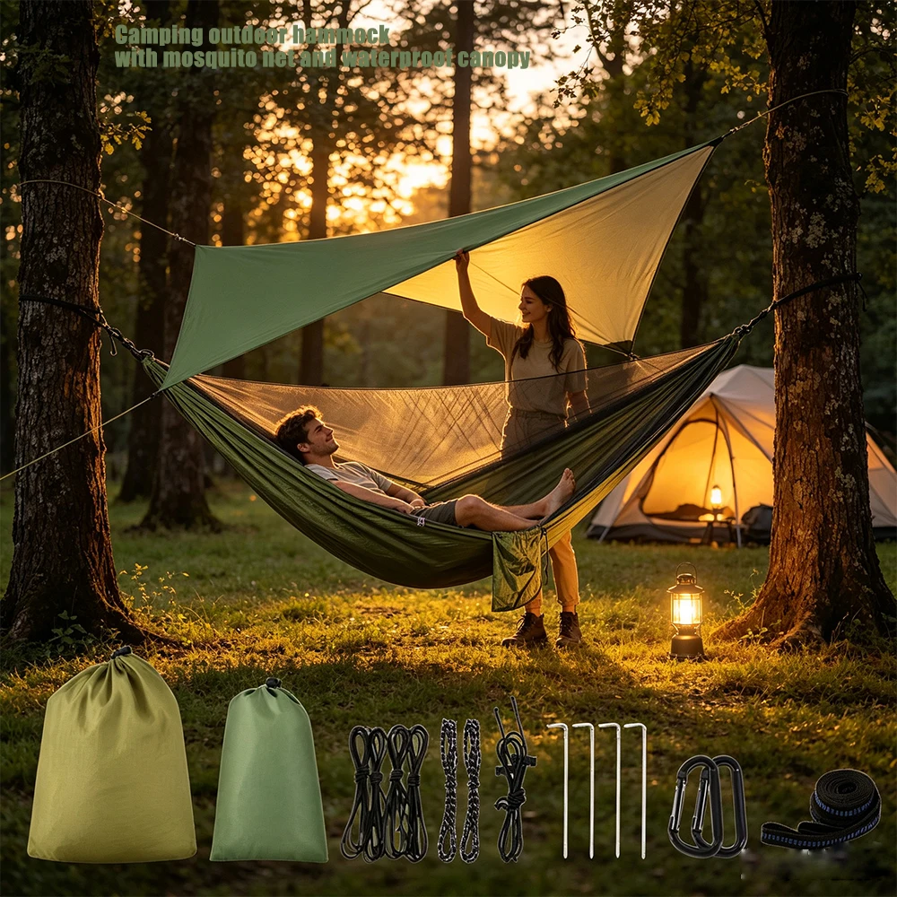 portable-camping-hammock-with-bug-net-rain-tarp-200kg-load-leaf-proof-outdoor-shelter