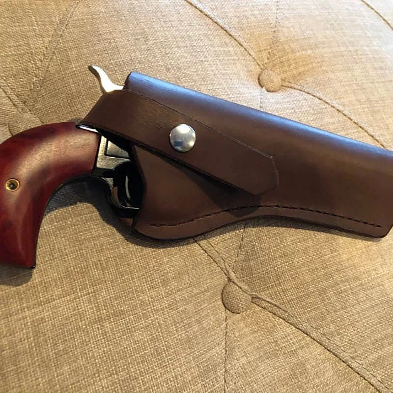 

Кобура для револьвера в стиле стимпанк дикий Западный брикет на Хэллоуин Западный ковбойский оружейный костюм для косплея искусственная сумка для пистолета