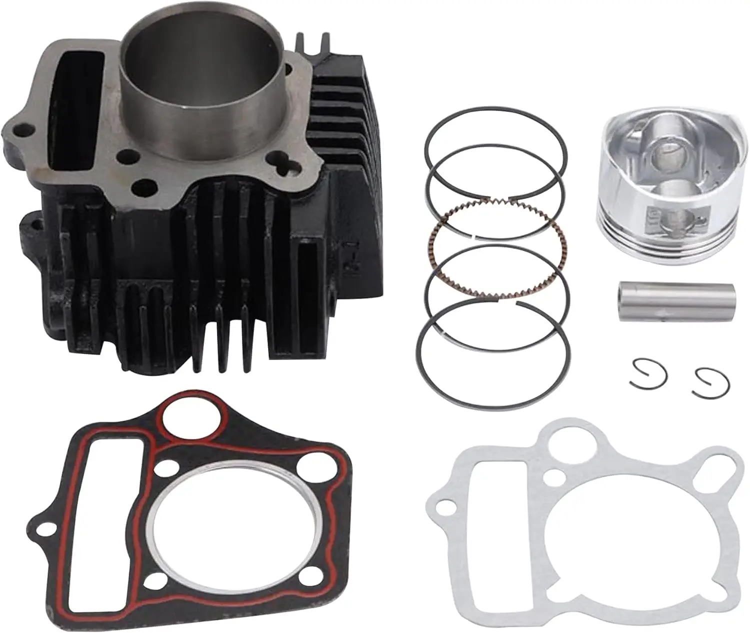 

Железный цилиндр с большим отверстием 52,4 мм и комплектом поршневых колец для 4-тактного двигателя мотоцикла Coolster 110cc ATV Go Kart Dirt Pit Bike