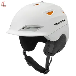 MOON-Ski Helmet for Adult, Snowboard Helmet for Outdoor  Adult Youth ABS Shell and EPS Foam Adjustable Vents Goggle Compatible